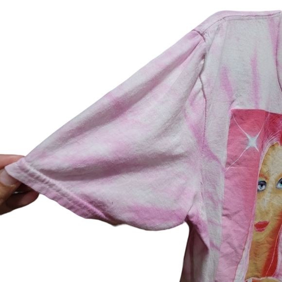CHER Pink Tie Dye 100% Cotton Graphic Music T-Shirt - Picture 4 of 6